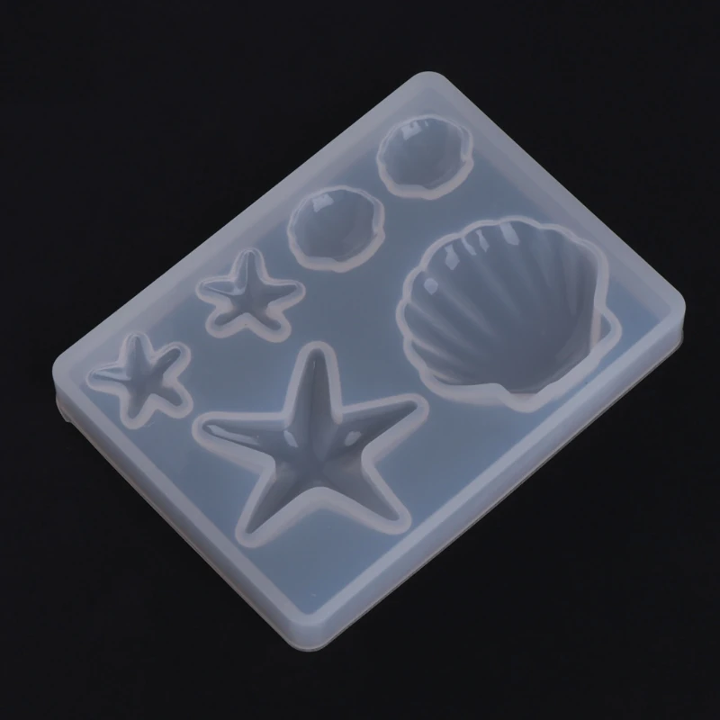 

Q81D Silicone Mold Diamond Shell Epoxy Resin DIY Jewelry Making Crafts Cake Pendant