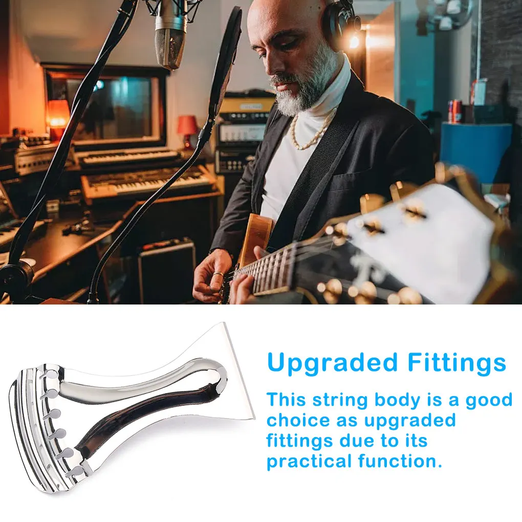 

Tailpiece Guitar Supplies String Board Handily Install Ornament Strings Plate Workmanship Professional Steel Structure