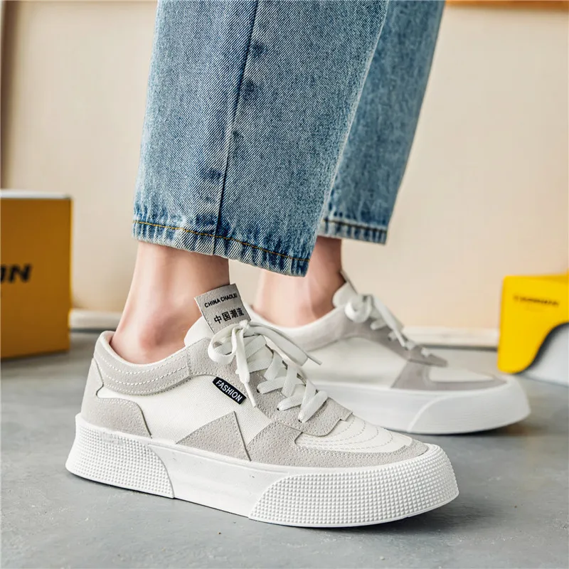 

Retro Platform Shoes Men Sneakers Men's Skateboard Shoes Canvas Casual Shoes Men's Canvas Low Top Breathable Thin Summer Shoes