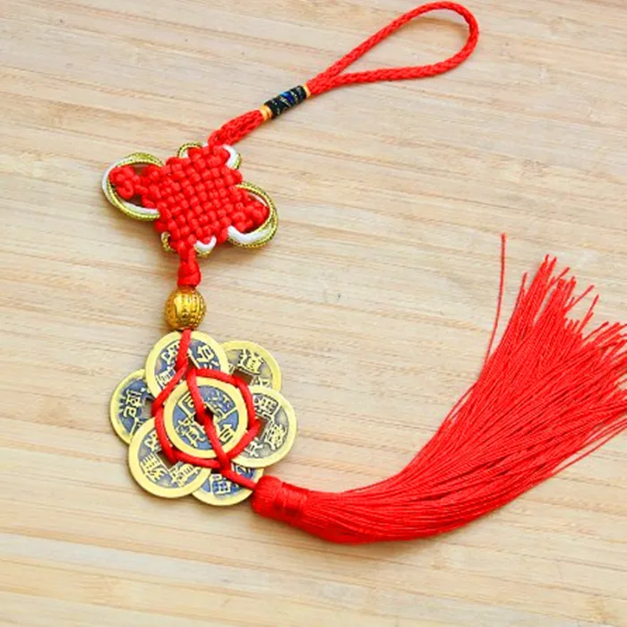 

Медное зеркало фэн-шуй с пятью сплетнями