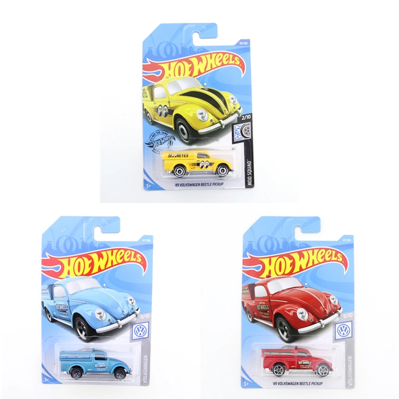 

2021 Original Hot Wheels Mini Alloy Coupe 49 VOLKSWAGEN BEETLE PICKUP 1/64 Metal Diecast Model Car Kids Toys Gift