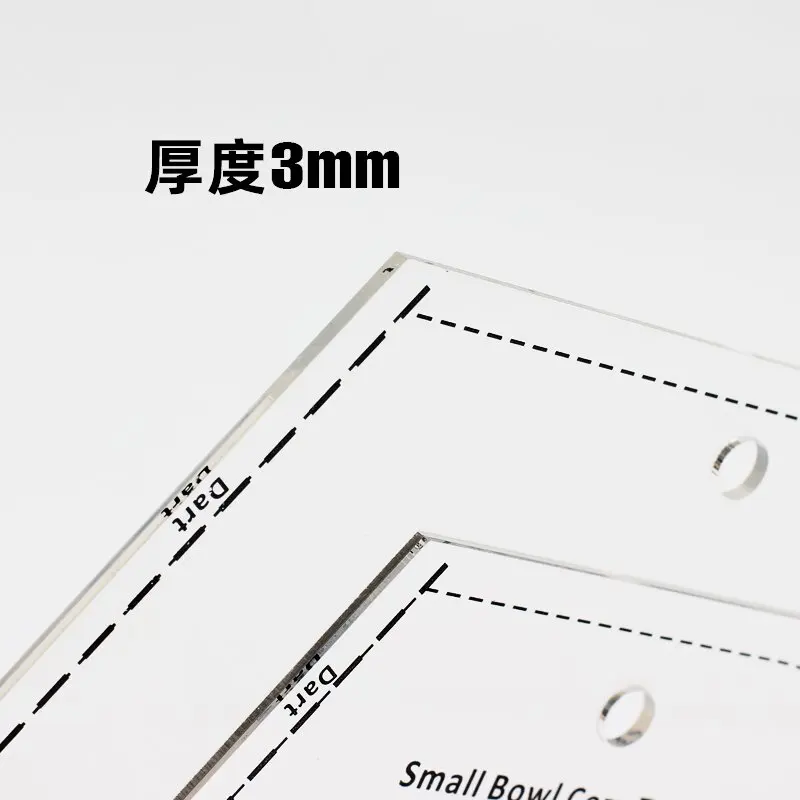 Сделай сам Ручное шитье режущая ткань шаблон индивидуальный стиль линейка набор