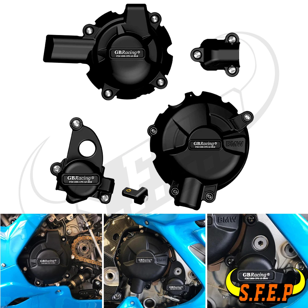

Motorcycle Engine Case Guard Protector Cover GB Racing For BMW S1000RR 2019 2020 2021 Engine Cover Protector
