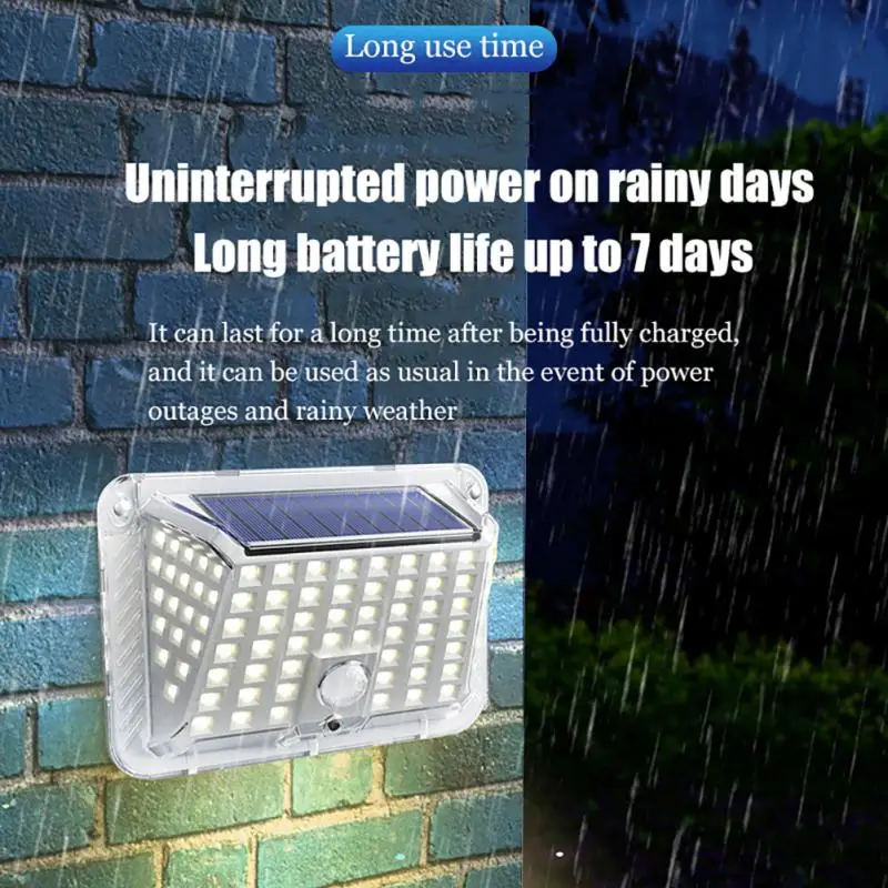 

Outdoor Sports Sensor Light Solar Light 90LED With Human Body Induction Waterproof Solar Light Motion Sensor Safety Light New