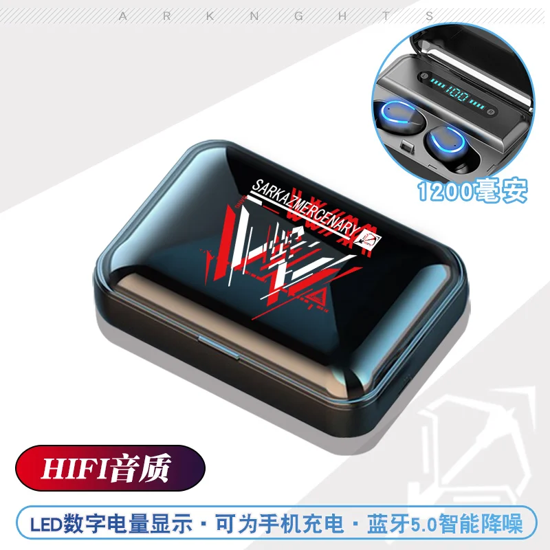 Bluetooth-наушники arknight W Cos для косплея Комплект беспроводных наушников Android Bluetooth 5 0 HD