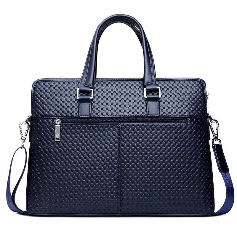 men leather briefcase office bags for man famous brand crossbody messenger computer bag male lawyer luxury handbags bolso hombre free global shipping