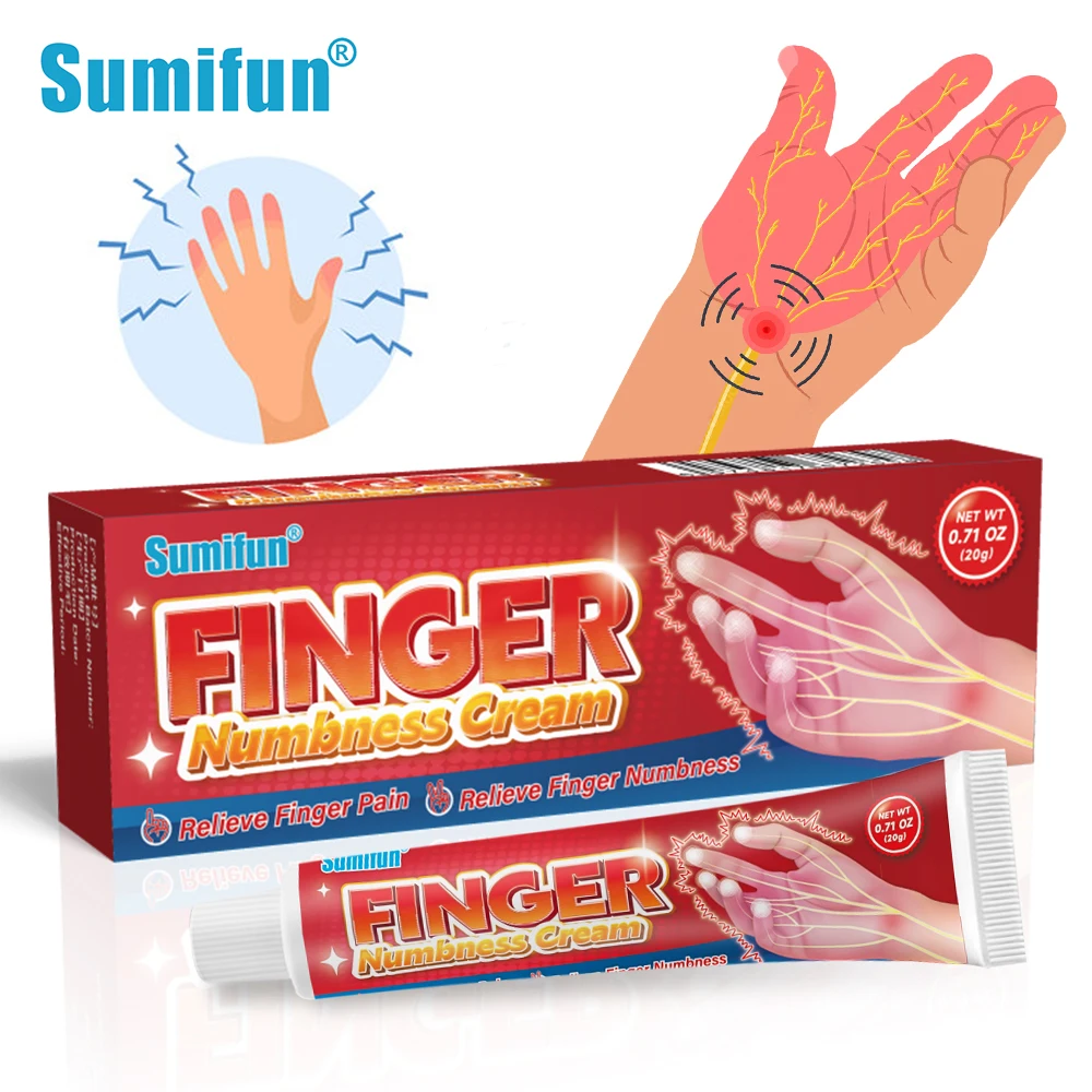 

Мазь Sumifun для сухожилия и онемения пальцев, обезболивающая паста для запястья, облегчение боли в мышцах, уход за здоровьем, 20 г