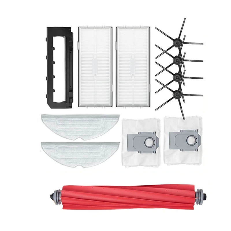 

Main Side Brush Filter Mop Dust Bag Kit Part For Xiaomi Roborock S7 Maxv/S7 Maxv Plus/S7 Maxv Ultra / G10S Robot Vacuum Cleaner