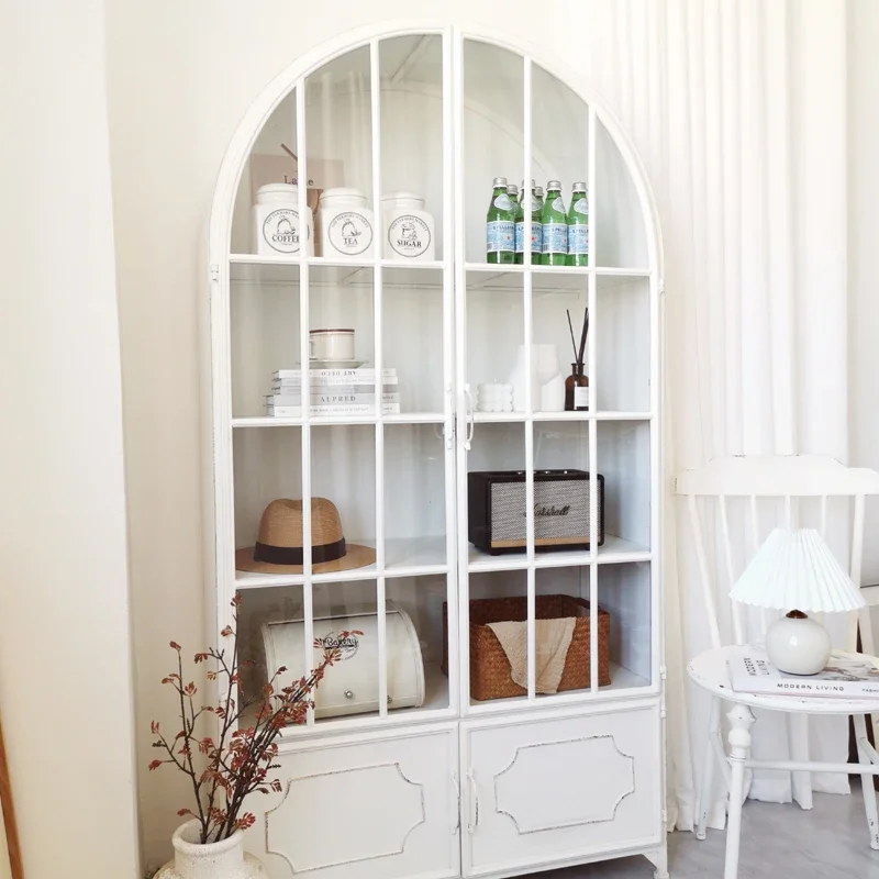 Книжный шкаф библиотека офисный органайзер металлическая полка современный