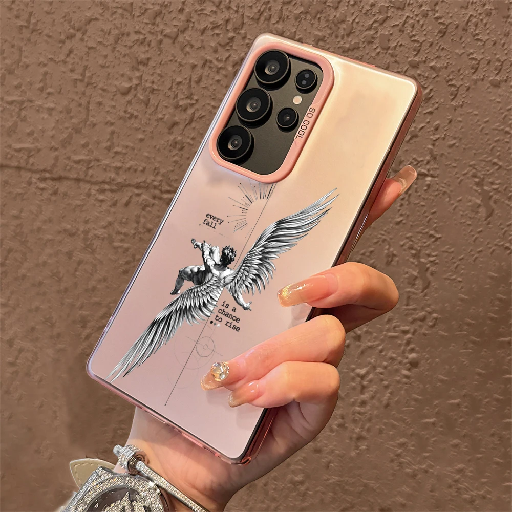 Фото Чехол Art Mythology Angel IMD для Samsung Galaxy S26 S25 Edge S24 S23 Ultra S22 S21 Plus FE A16 A15 A56 A55 A54 A53 A36 5G Funda №1