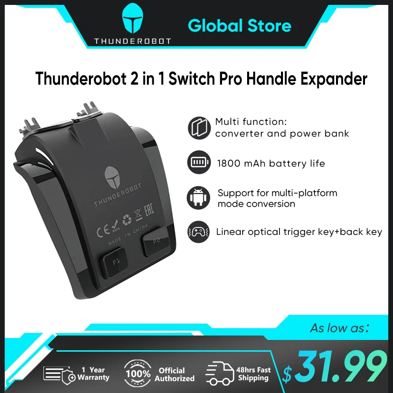 Расширитель Thunderobot Switch Pro, многофункциональный конвертер, внешний аккумулятор 2-в-1, мА, игровой контроллер