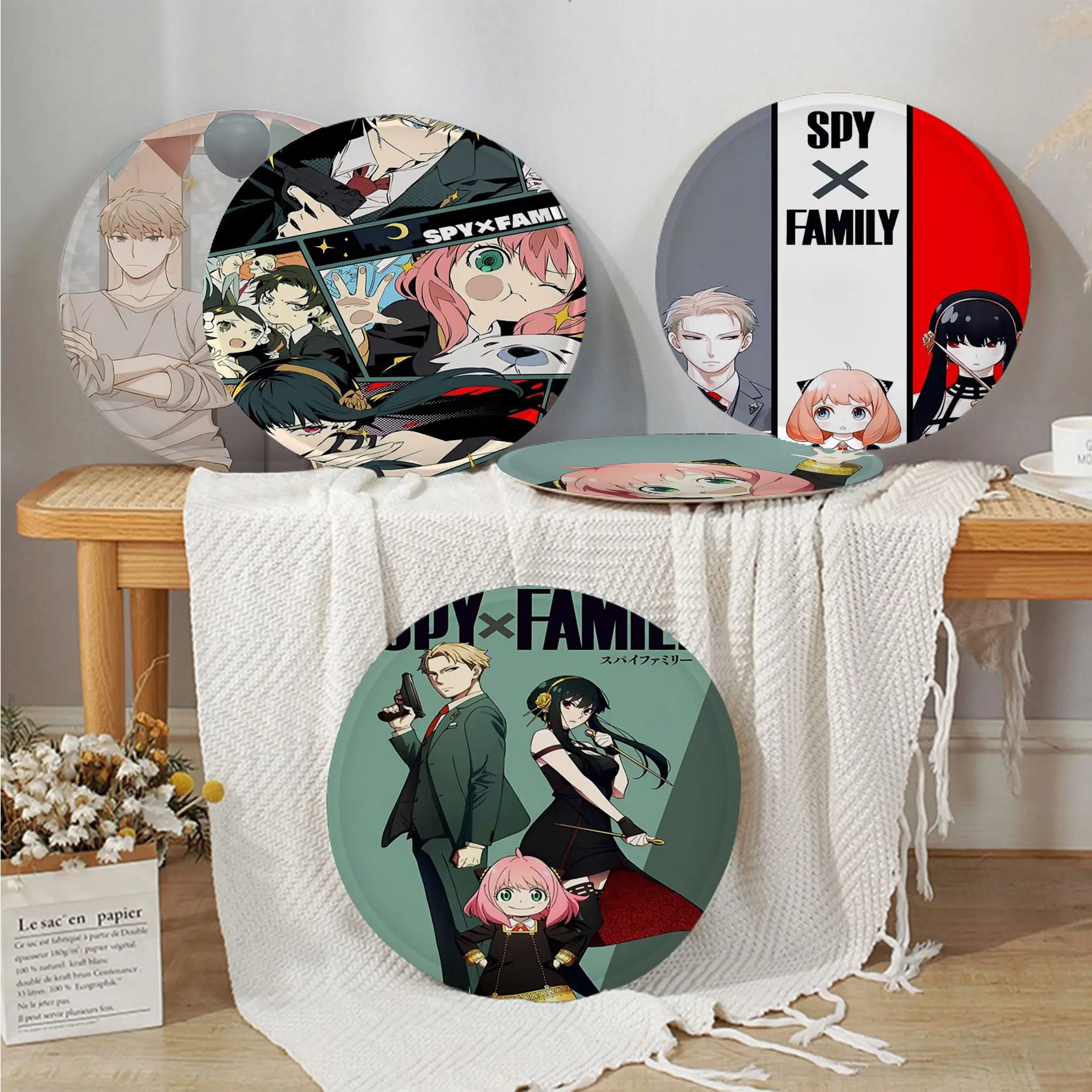 

SPY×FAMILY Four Seasons Fabric Cushion Non-slip Living Room Sofa Decor Students Stool Tatami Office Chair Mat Pad