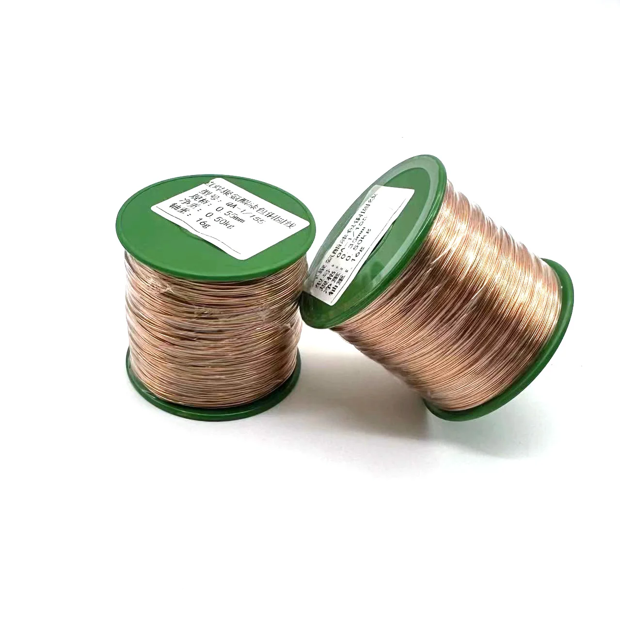 Магнитная эмалированная медная обмоточная катушка проволока вес 155 г 0 04-0 5 мм