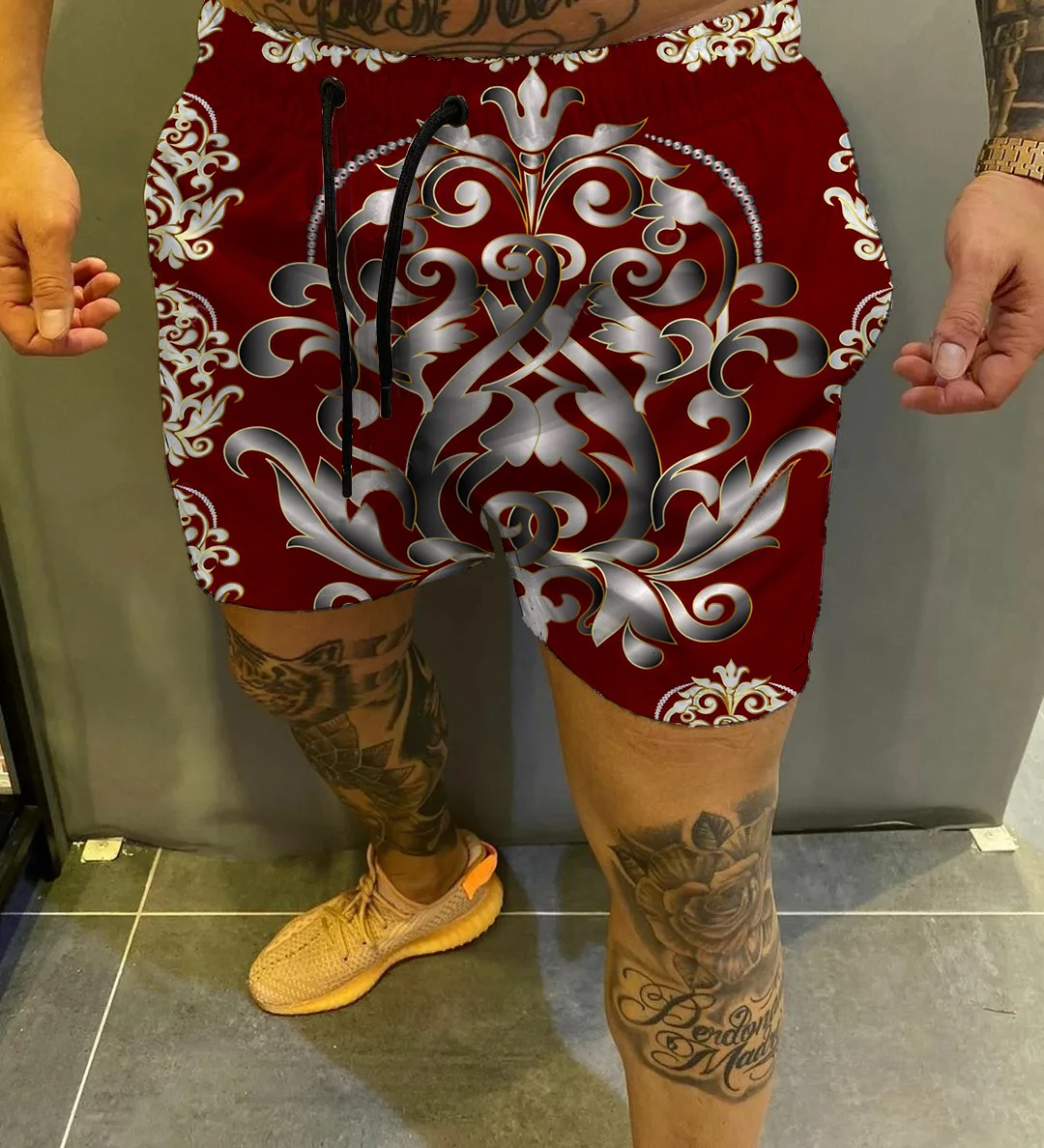 

2022 новые летние шорты, модные мужские дышащие шорты с 3D принтом на талии, фабричная оптовая продажа по низкой цене