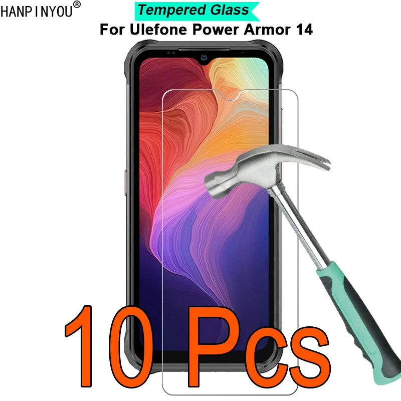 10 шт./лот для Ulefone Power Armor 14 Pro 9H твердость 2.5D ультратонкое Закаленное стекло
