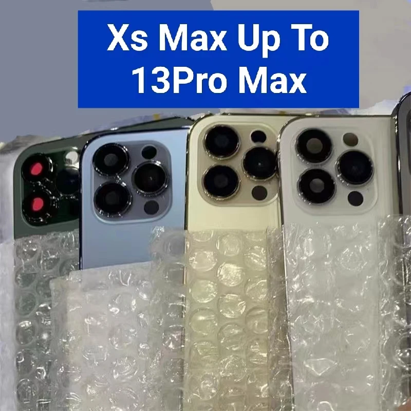 

Высококачественная задняя крышка со средней рамкой шасси для iPhone X XSM Like/до 13 ProMax батарея задняя крышка объектива Ремонт