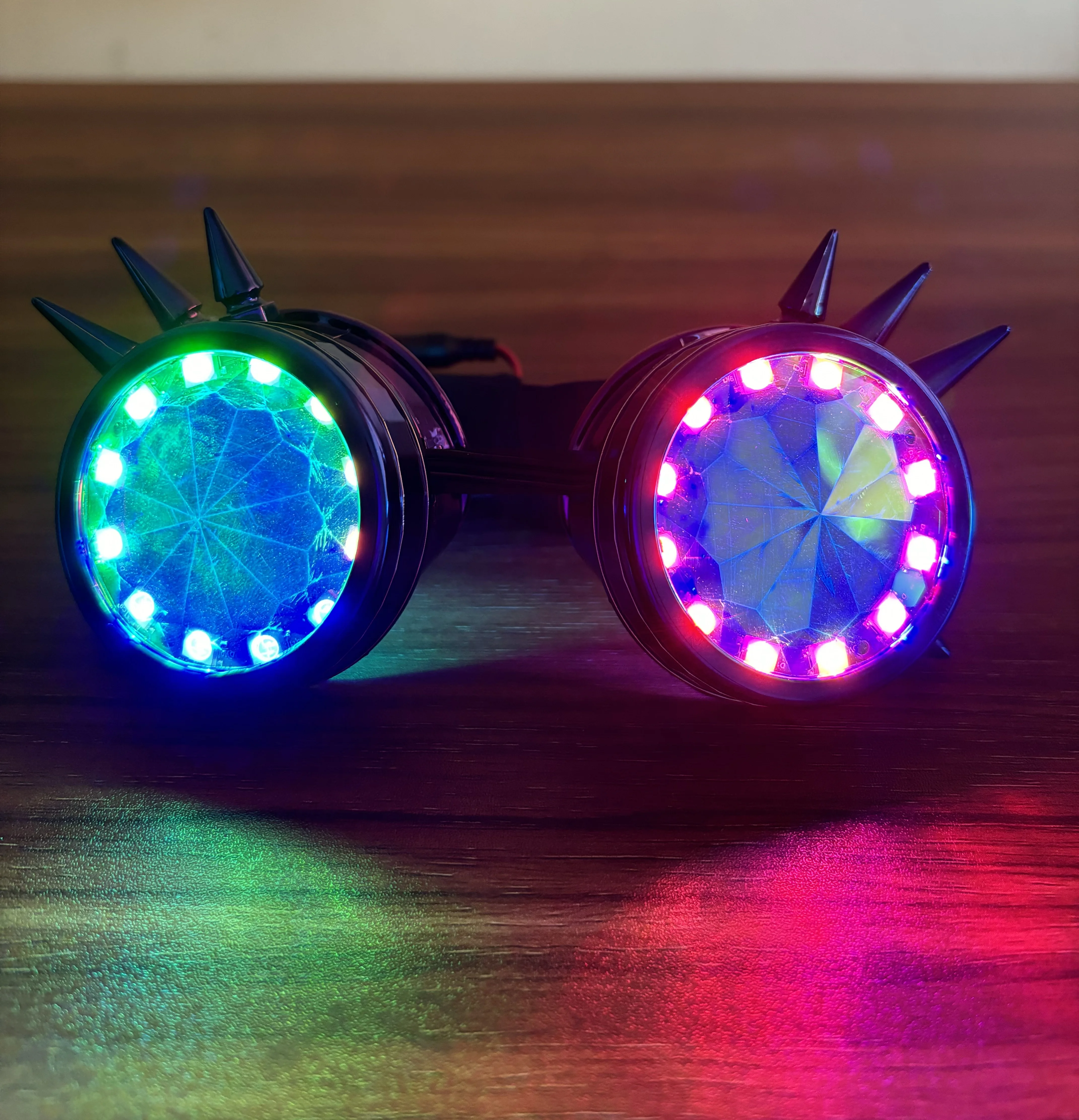 Пульт дистанционного управления Управление полный Цвет светодиодный Очки