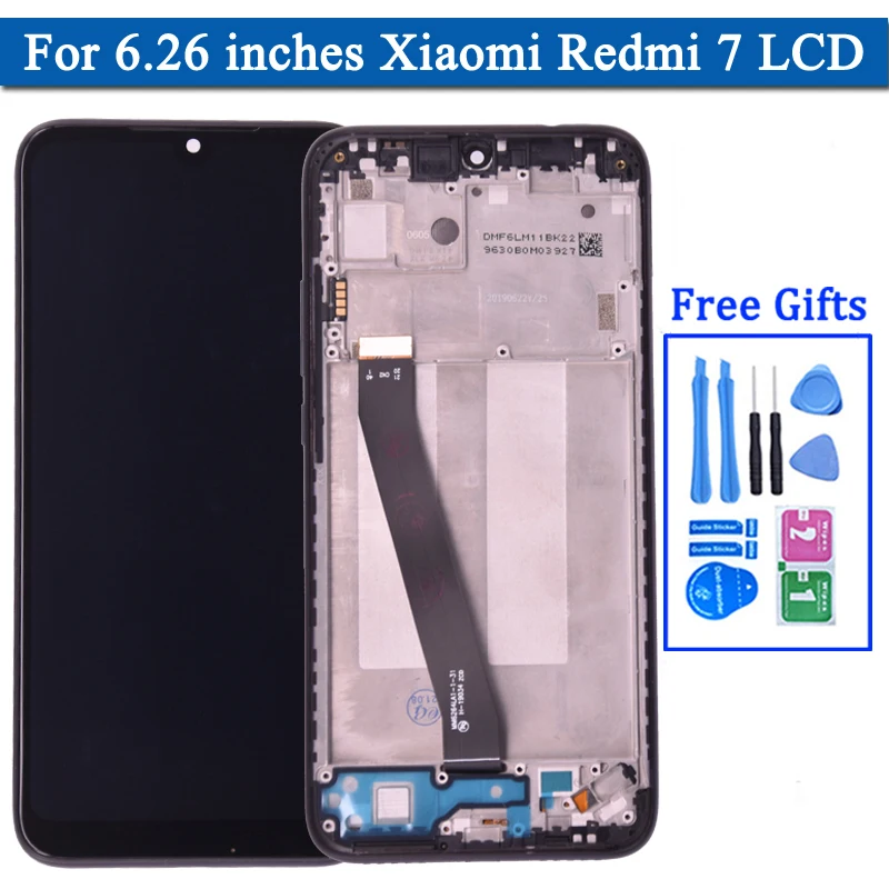 ЖК-дисплей для Xiaomi Redmi 7 сенсорный экран дигитайзер панель запасные части M1810F6LG