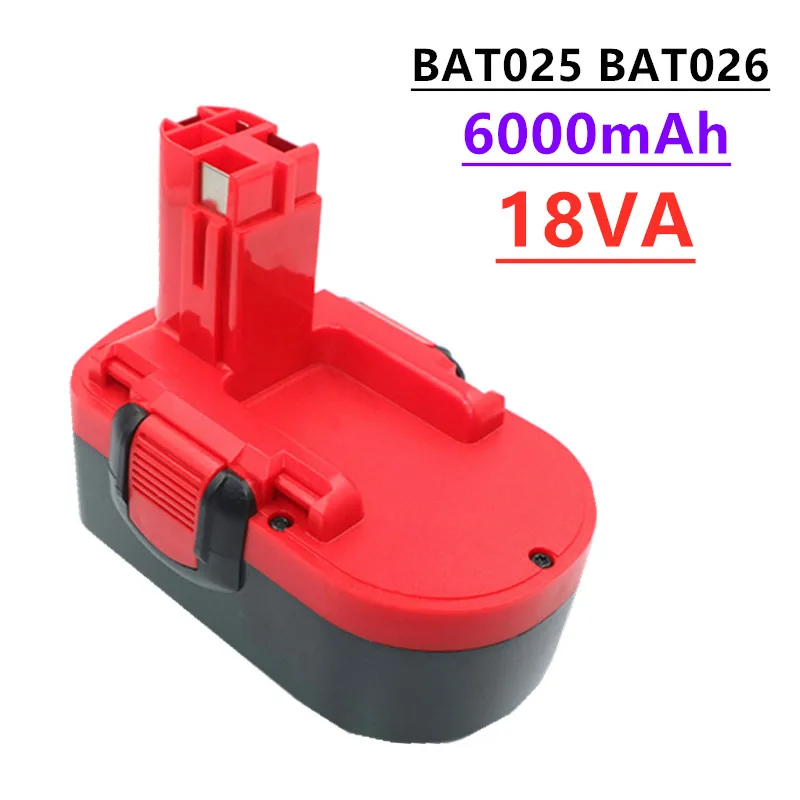 

For Bosch 18VA 6000mAh 2607335560 2607335266 2607335278 2607335536 2607335680 BAT025 BAT026 BAT160 BAT181 BAT189 Batterie 18V