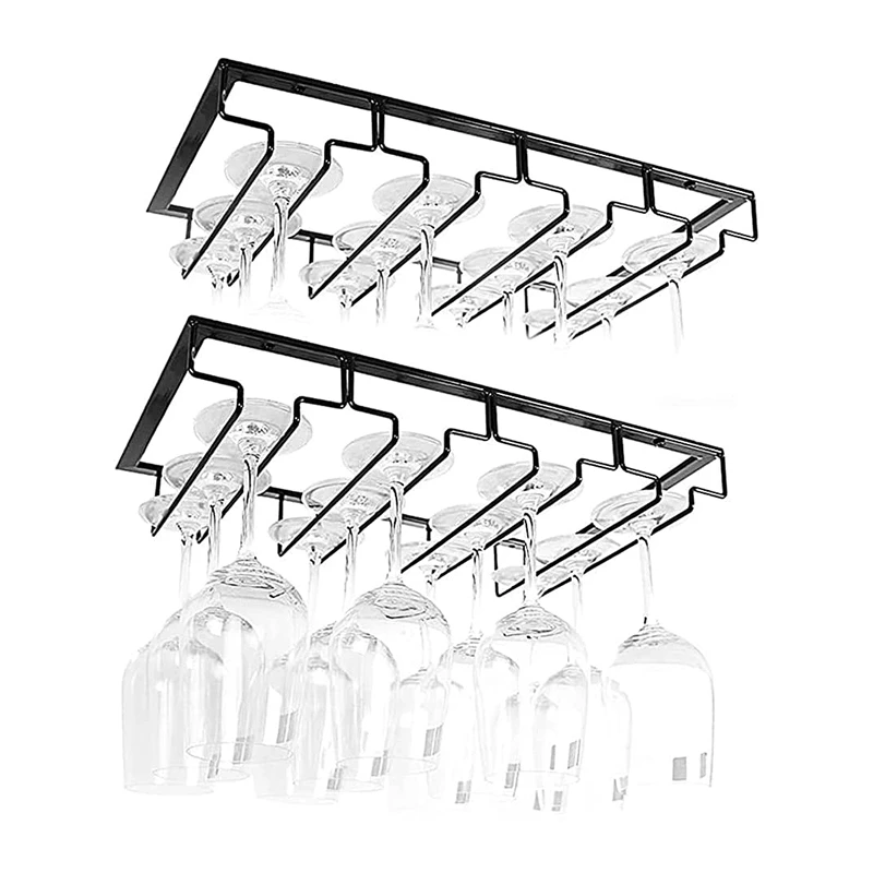 

Подвесной Держатель Для винного бокала, железная искусственная кожа, с винтами, для подвесного держателя на кухне, баре или ресторане