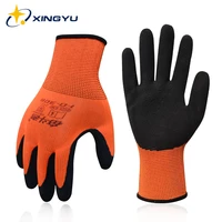 washable latex coated garden gloves anti abrasion non slip work gloves tear resistance anti fatigue good grip mechanic gloves