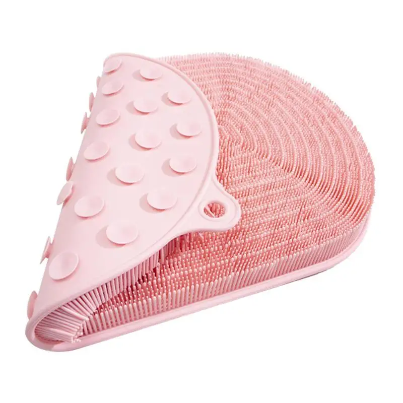 

Silicone Bath Massage Pad Silicone Bath Massage Cushion Brush With Suction Cup Silicone Body Scrubber Wall Mounted Back Scrubber