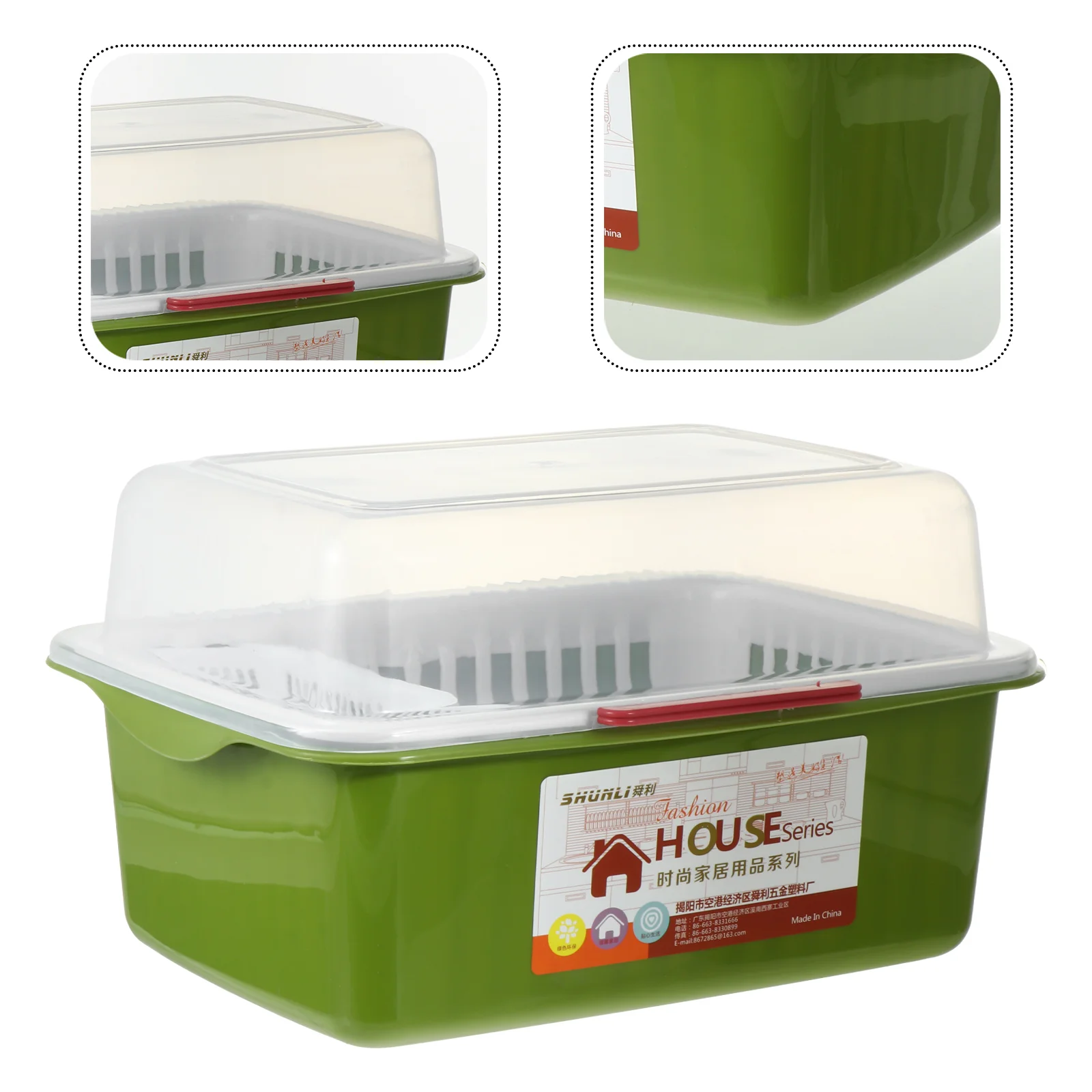 

1Pc Multifunctioanl Portable Bottle Container Tableware Storage Rack for Home