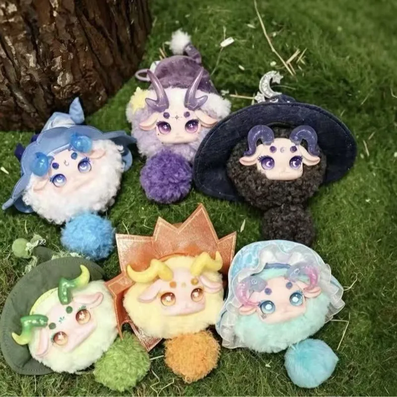 Фото Плюшевый кулон Fecoco Blind Box Ethereal Down Glow Series: Таинственная коробка, милая кукла-игрушка, подвеска для сумки, подарок для взрослых, новинка №2