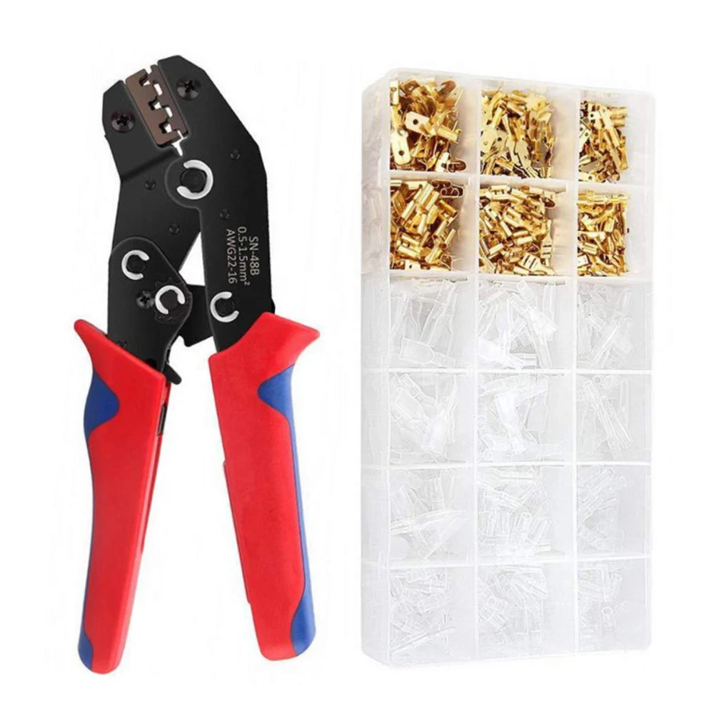 

Terminals Crimp Pliers Crimping Tools SN-48B Kit for 2.8 4.8 6.3 VH3.96/Tube/Insulation Terminals Electrical Clamp Tools New