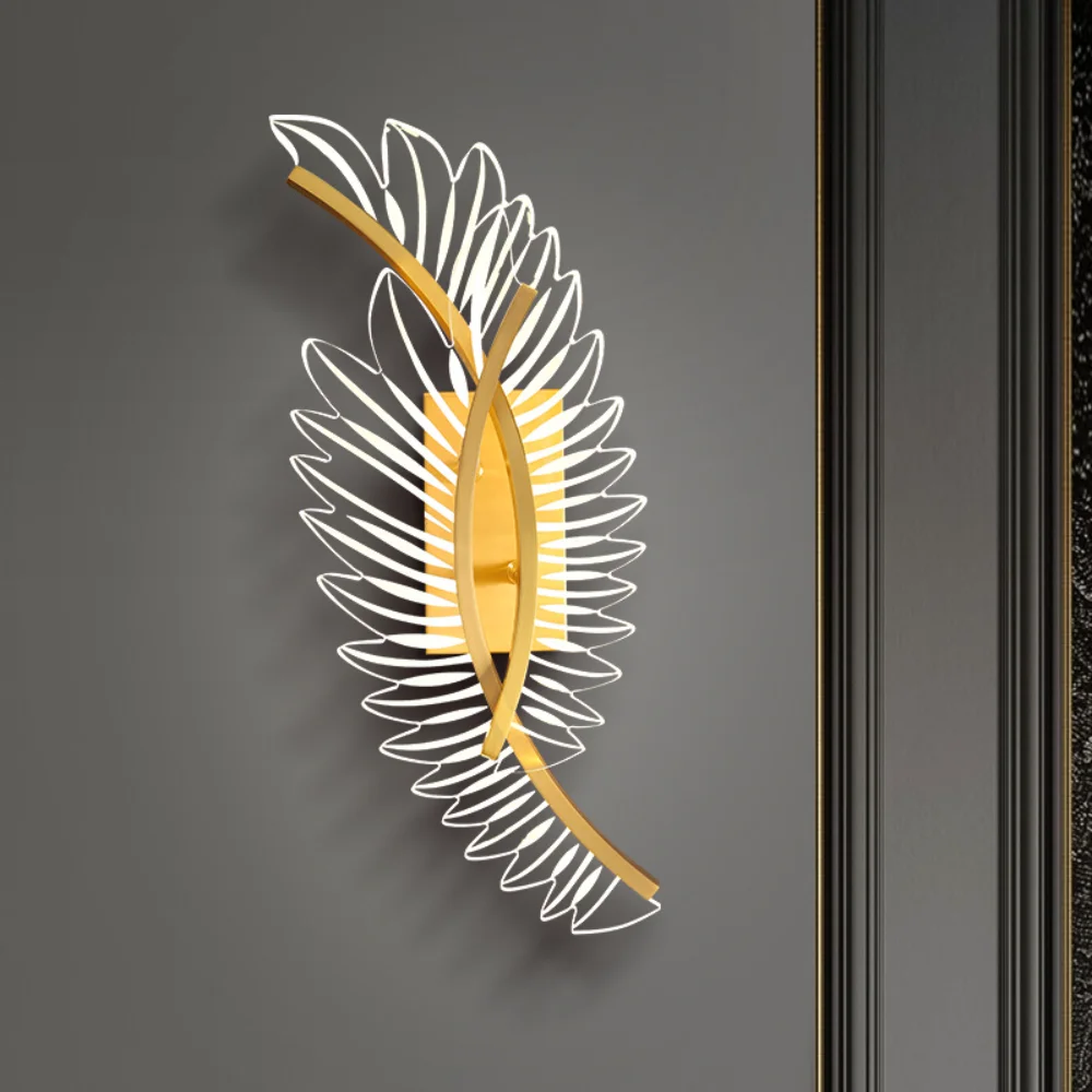 

Modern LED Wall Lamps Gold Designer For Bedroom Bedside Aisle Corridor Living Study Room HOME Decoration Indoor Sconce Lighting