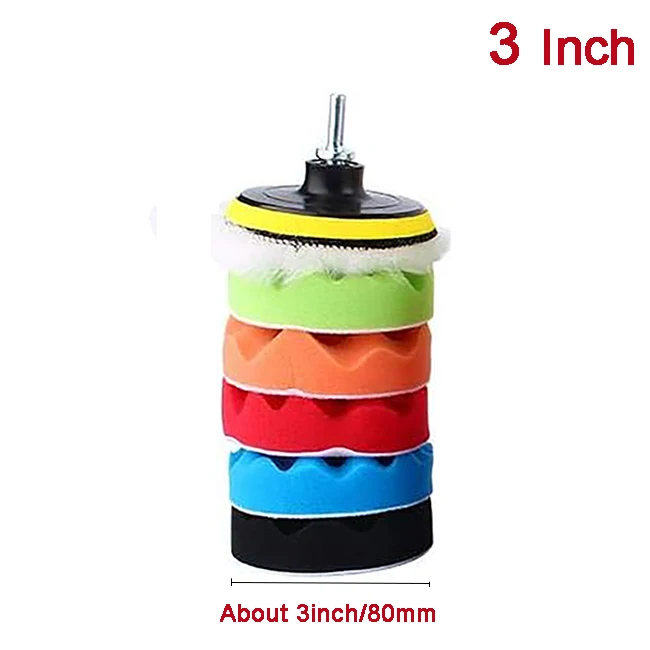 

Набор насадок для полировки автомобиля, комплект из 8 полировальных насадок 4/6/7/5 дюймов, с переходником для дрели, аксессуары для электроинструментов