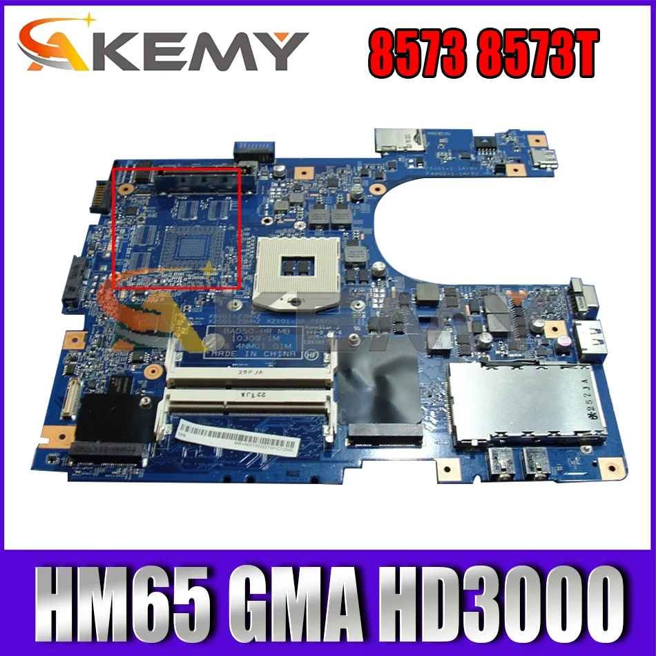 

Материнская плата MBV4B01001 MB.V4B01.001 BAD50 HR MB 48,4nm01.01m для ноутбука Acer travelmate 8573 8573T, материнская плата HM65 GMA HD3000