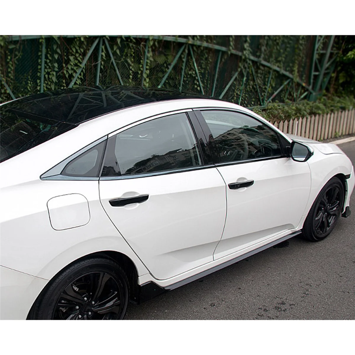 Автомобильная умная дверная ручка наклейка рамка для Honda Civic 10th 2016-2021 FC1 FK7 FK8