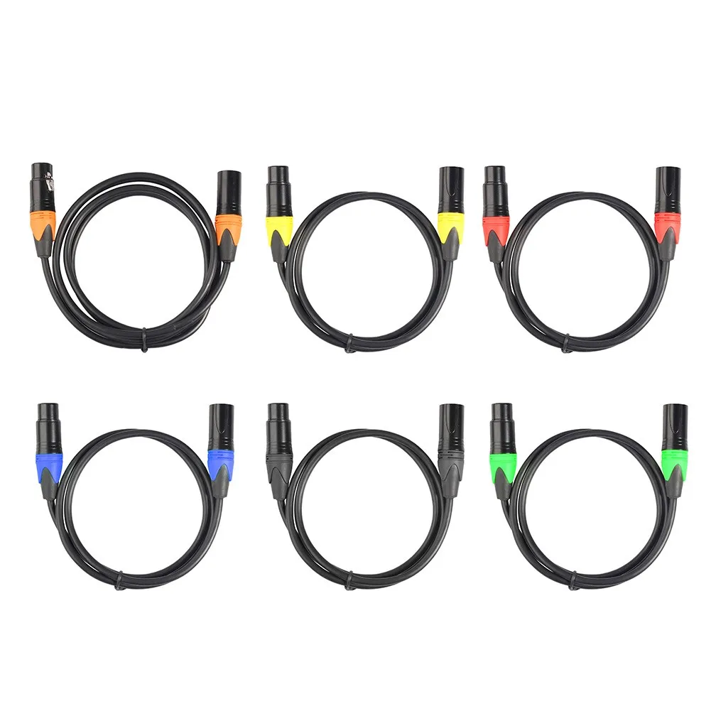 

XLR Cable 3-Pin XLR Cable Microphone Lead Male To Female 3.3FT Cable For Microphones Music Instrument And DJ Equipment