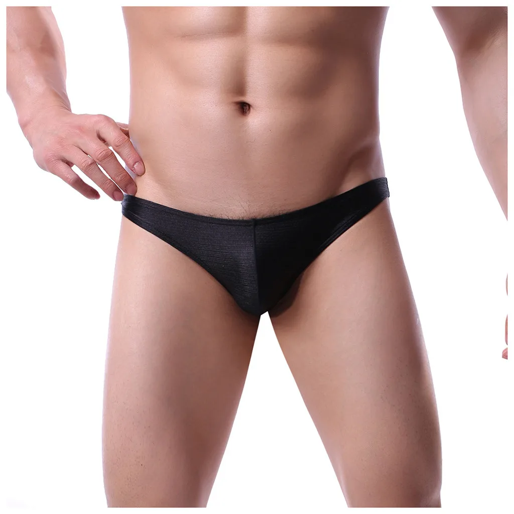 Новое мужское сексуальное нижнее белье из ледяного шелка мужские ультратонкие