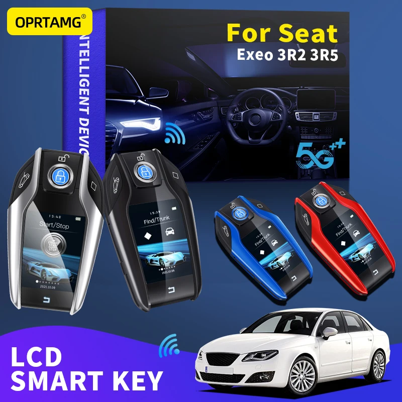 

Car Advanced Smart Remote Key LCD Display Smart Key Fob Touch Smart For Seat Exeo 3R2 3R5 Auto Parts Car Smart Key Supplies