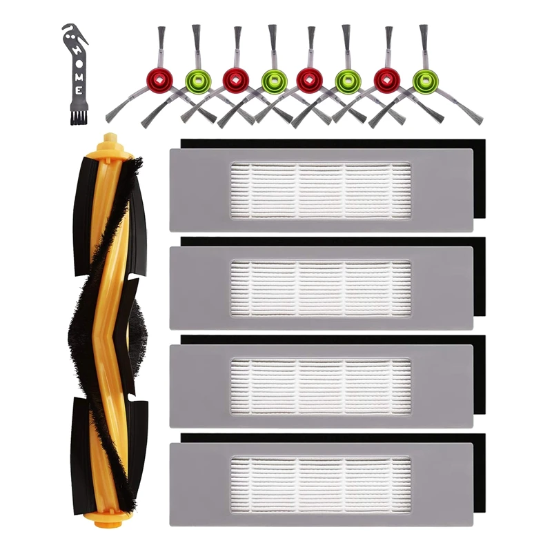 

14Pcs For Ecovacs Deebot Ozmo 920 950 T5 T8 T8 AIVI T8 Max T9 Max T9 Power N7 N8 N8+ Vacuum Cleaner Accessories