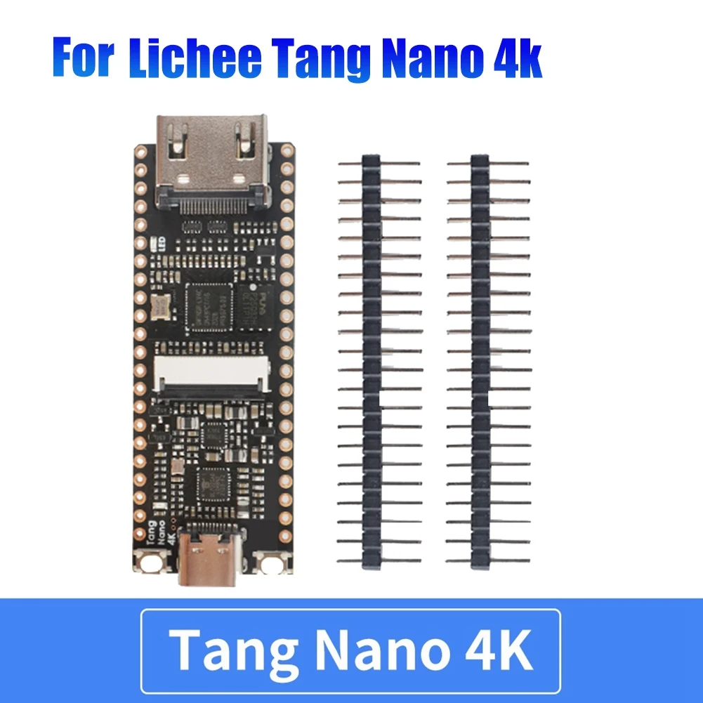 

Для Sipeed Lichee Tang Nano 4K макетная плата Gowin минималистская FPGA GoAI HDMI-совместимая плата