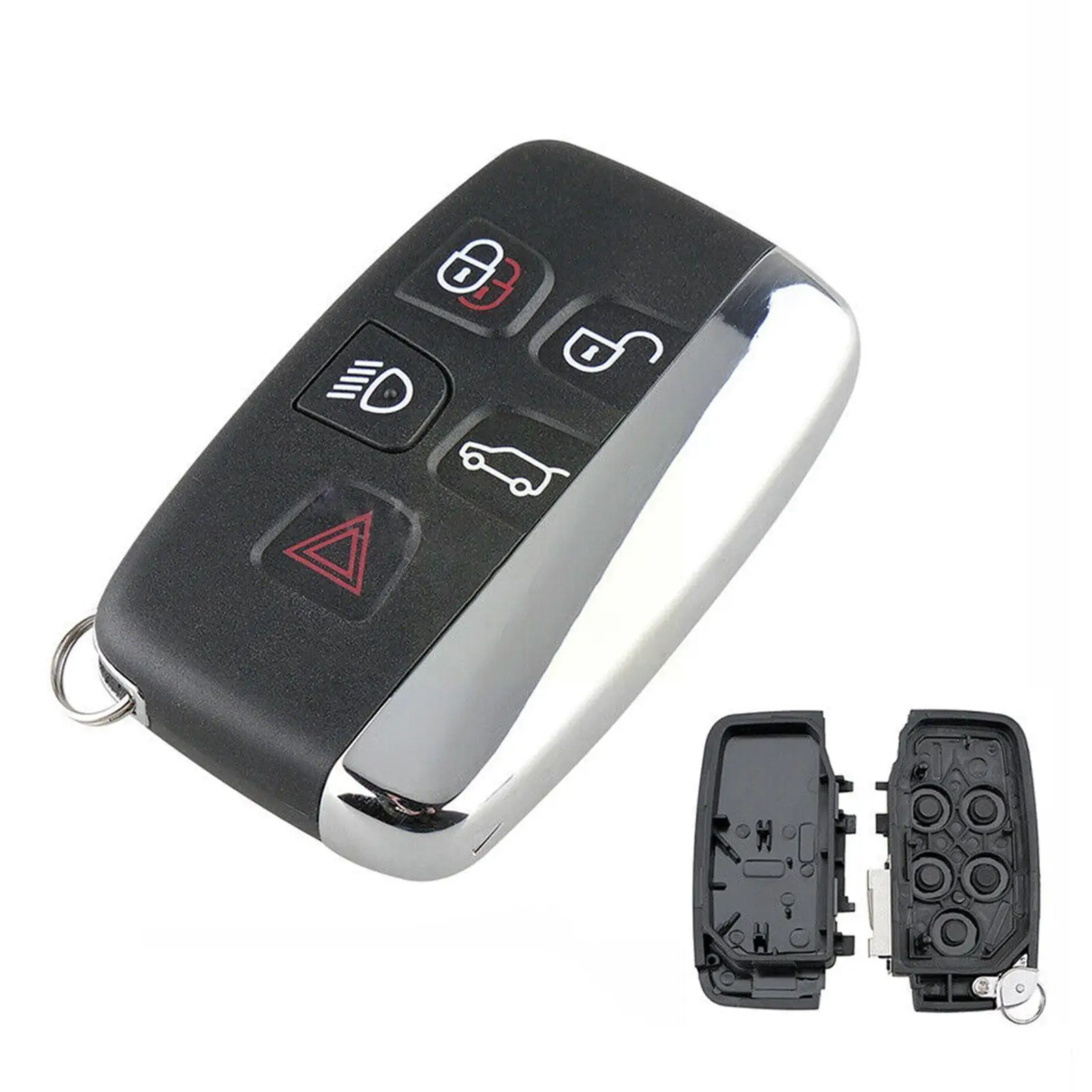 

Чехол для автомобильного ключа с дистанционным управлением и 5 кнопками для Range Rover Evoque Discovery 4 Freelander 2 для Land Rover LR4 V1F4