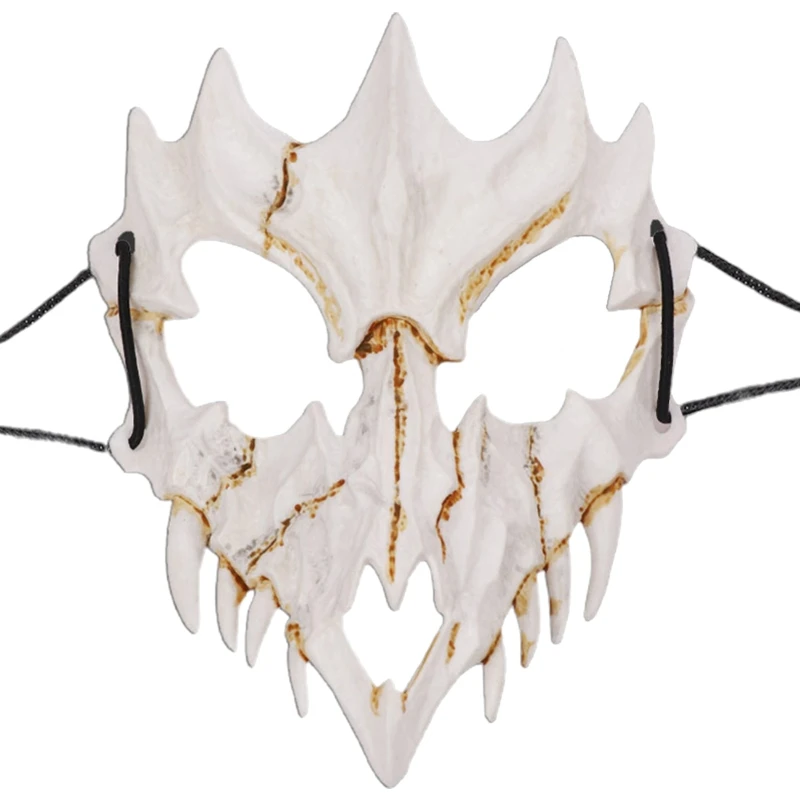 Японское аниме Дракон Бог Скелет полумаска для взрослых мужчин крутые маски |
