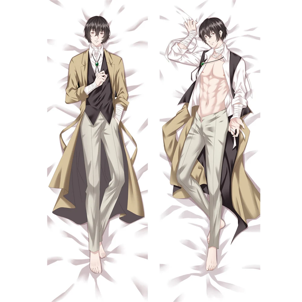 

Anime Dakimakura Body Bungo Stray Dogs Dakimakura Osamu Cool Pillow Case Cover Manga
