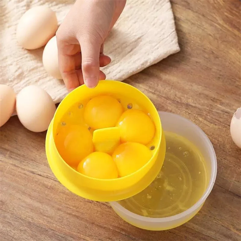 

Egg White Yolk Separator Tool Food-grade Egg Baking Cooking Kitchen Tool Hand Egg Gadgets Tools Egg Divider Sieve Seperator