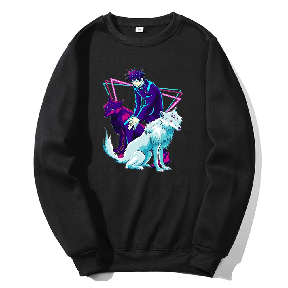 

Jujutsu Kaisen Sweatshirts Japan Cartoon Anime Men Thick Sweatshirts Hoodie Fashion Big Size Clothes Man Hip Hop Clothes
