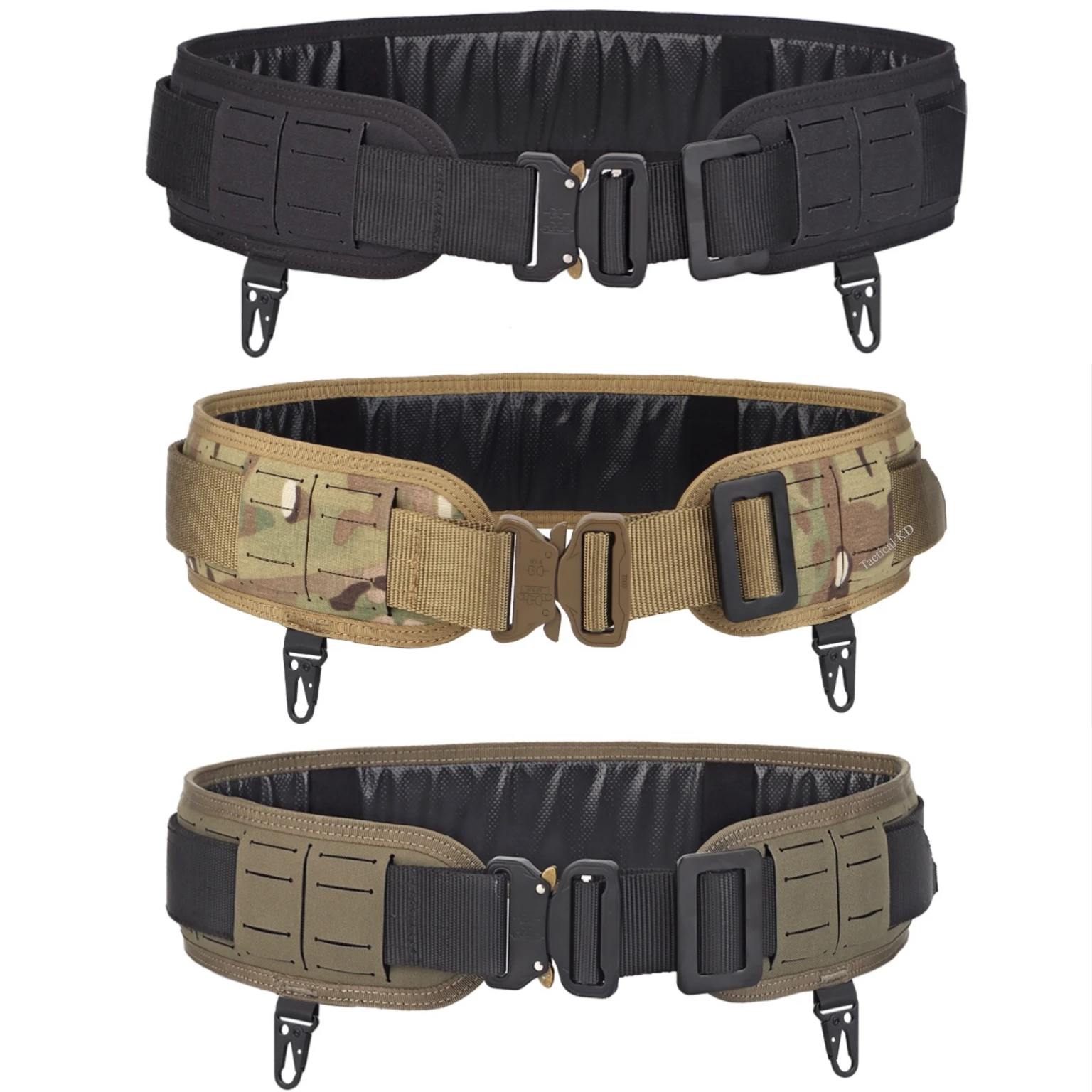 

3.3 Inch Tactical Molle Belt Quick Release Buckle Laser Fighter Belt Adjustable Multicam CS Outdoor Military Hunting Combat Belt