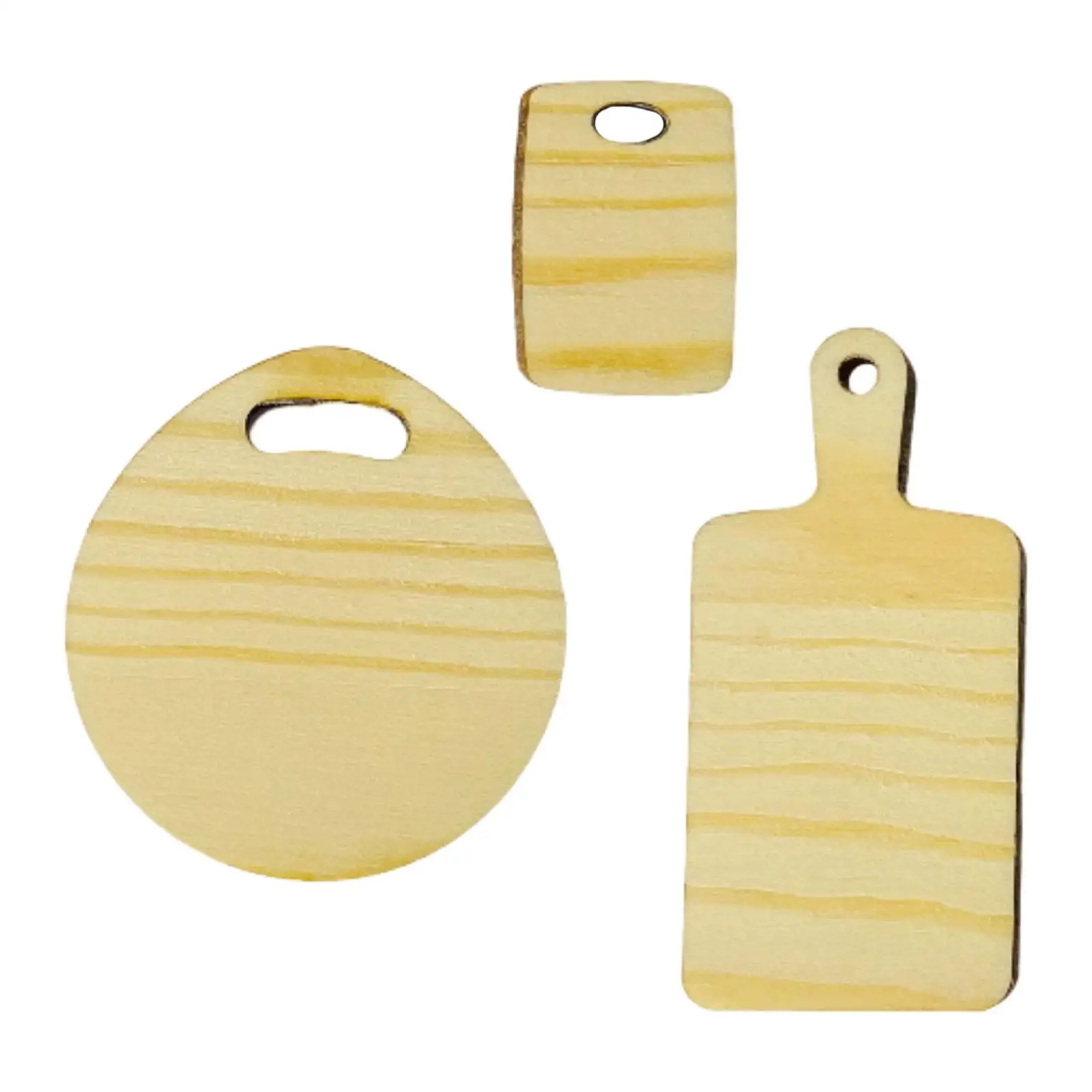 

Cheese Board Kitchen Tools Food Plate DIY Miniature Kitchen Toys Mini Chopping Board for Kids Children Girls Boys Holiday Gifts