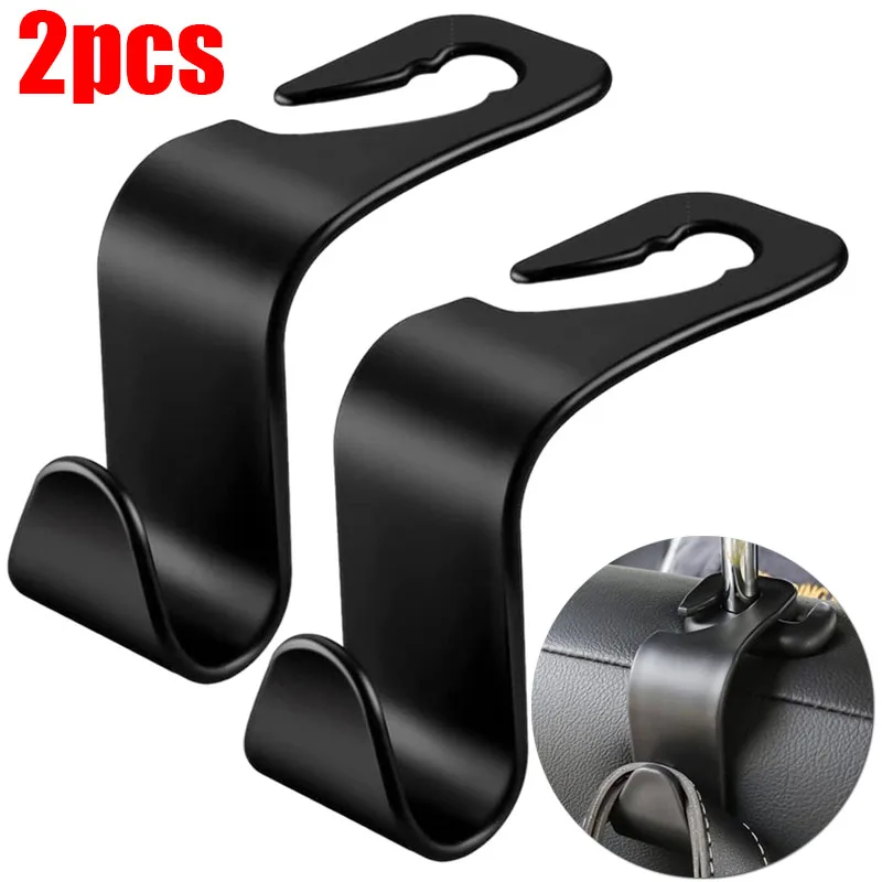 Универсальная Вешалка-крючок на подголовник сиденья автомобиля, крючки-органайзер на заднее сиденье автомобиля, держатель для сумки, аксессуары для автомобильного интерьера