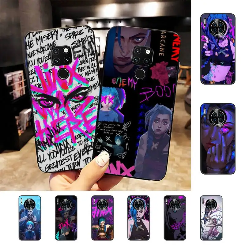 

Anime Arcane Jinx Phone Case For Huawei Nova 3I 3E mate 20lite 20Pro 10lite Luxury funda case