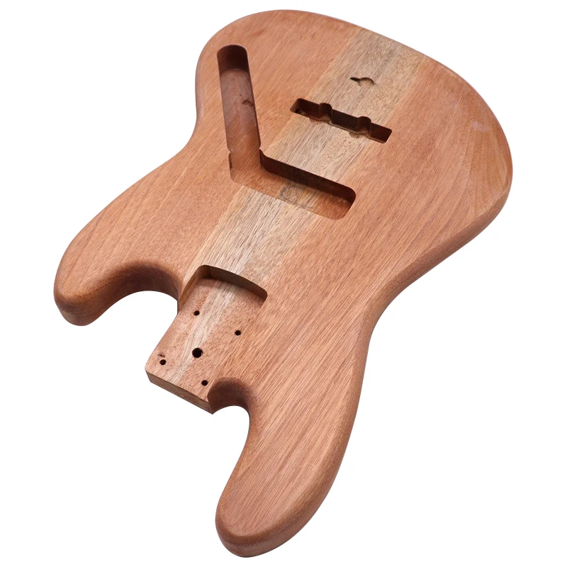 Okoume Wood JB PB Корпус бас-гитары Электрическая бас-гитара Бочка натурального цвета DIY