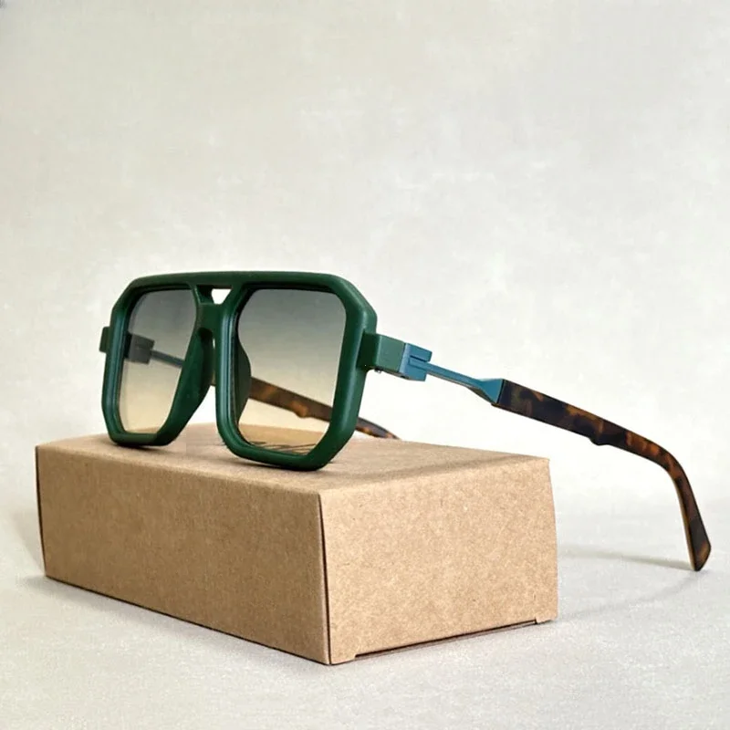 Солнцезащитные очки в стиле ретро для мужчин и женщин винтажные модные солнечные