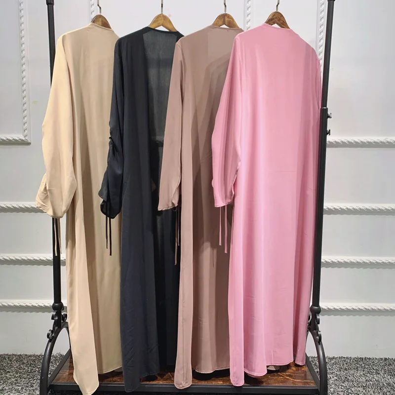 Muslim Elegant Abaya Black Dress With Buttons Dubai Woman Evening Robe Kaftan Moroccan Kimono Caftan Ramadan Modest Clothes
